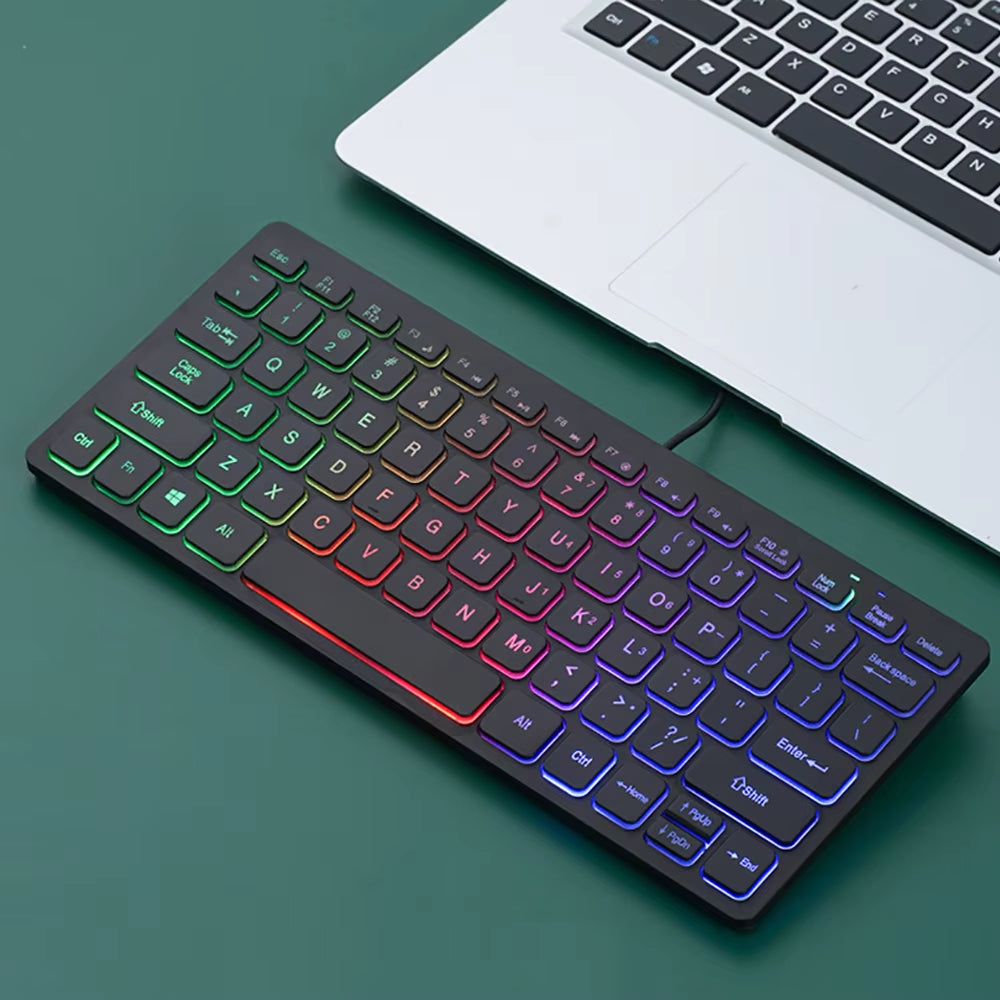 Portable Wired Keyboard Mini