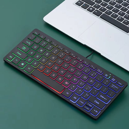 Portable Wired Keyboard Mini