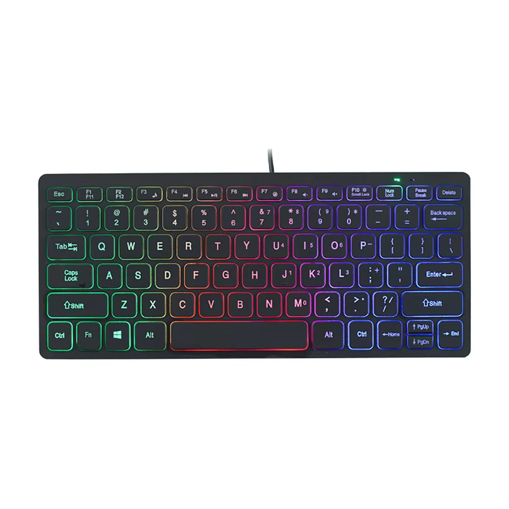 Portable Wired Keyboard Mini